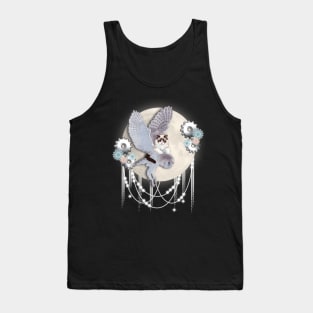 A CAT AND AN OWL, KINDRED SPIRITS MOON DROP FLIGHT Tank Top